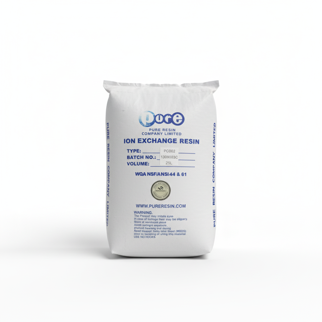 resina cationica grado alimenticio Pure - megaozono